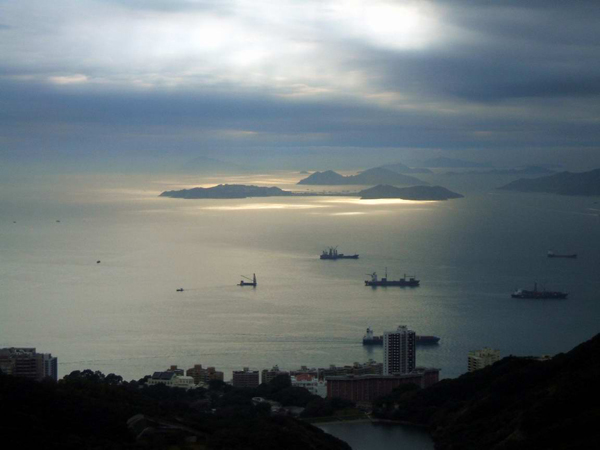 Taipingshan Mountain Victoria Peak Dusk